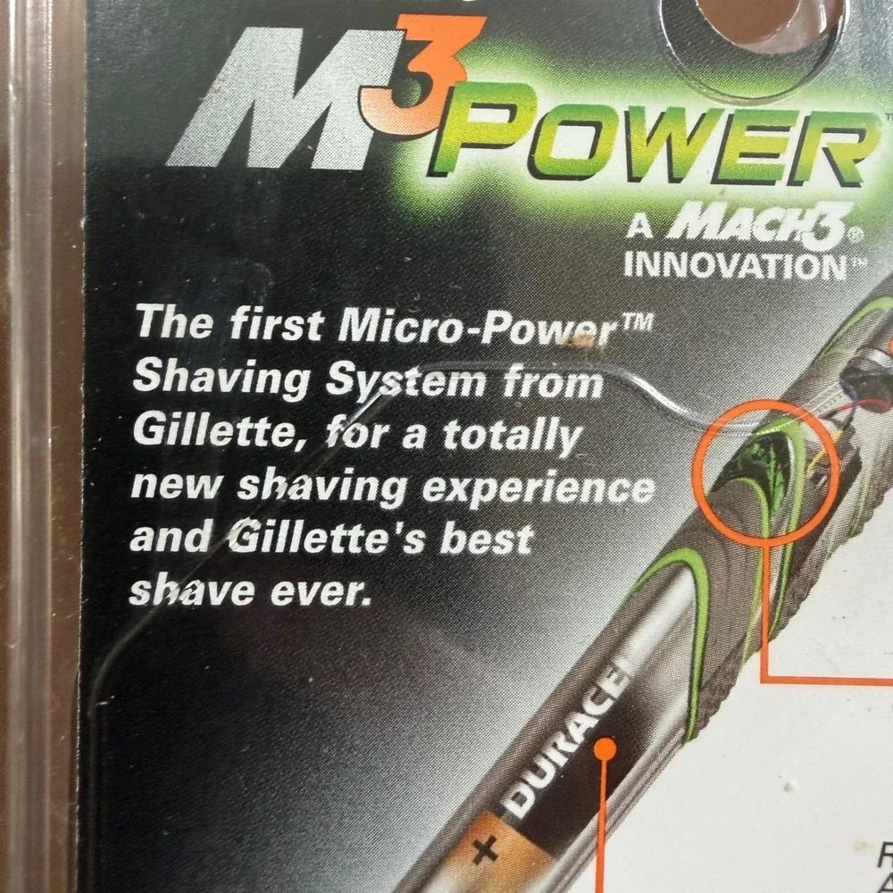Gillette M3 Power Mach3 Innovation Razor Set Gel Vintage 2004 New Sealed Rare